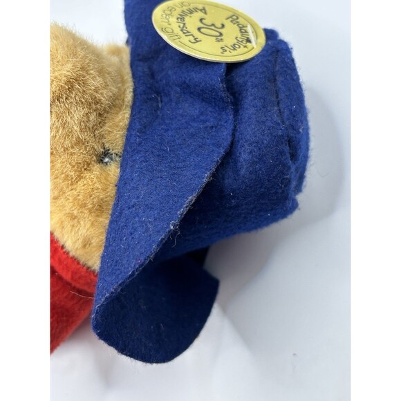 Vintage Eden Paddington Bear Plush Toy Doll w Tag Red Coat 1988 Stuffed Animal - Picture 10 of 16